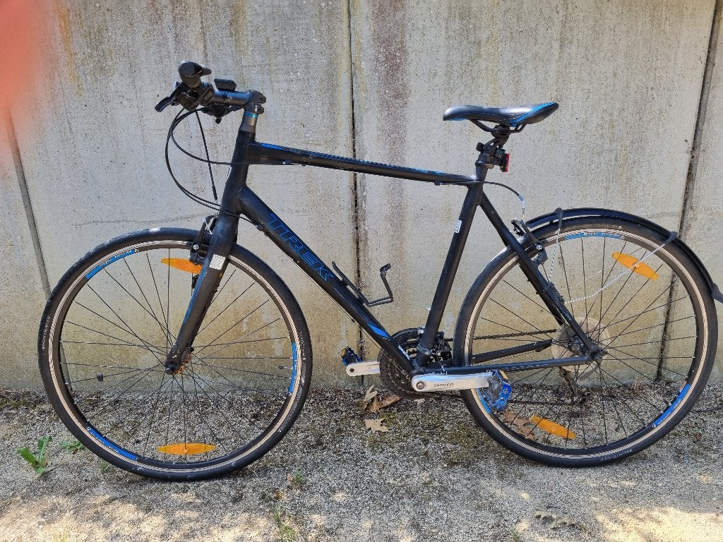 Vélo hybride Trek 7.4 en très bon état, Autres marques, Frein sur jante, Comme neuf, Enlèvement