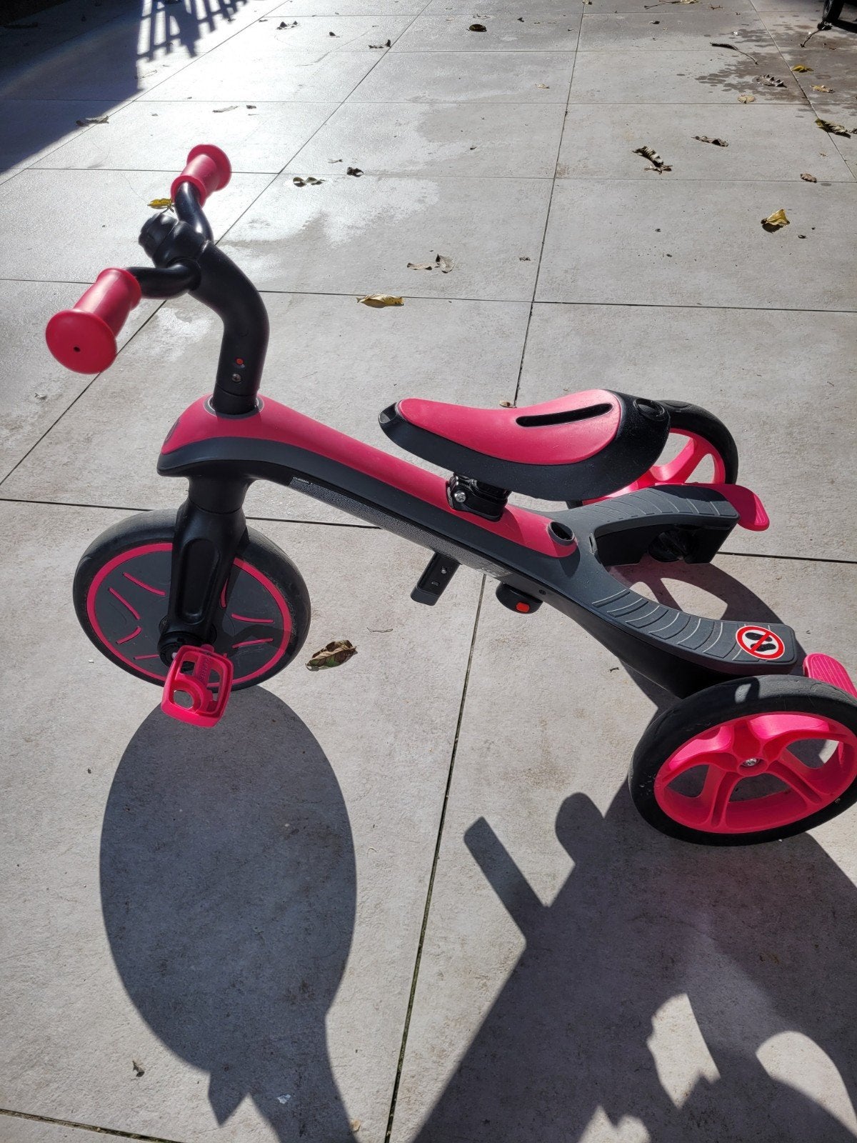 Globber baby/kleuter driewieler/fietsje, Ophalen, Zo goed als nieuw, Globber, Duwstang