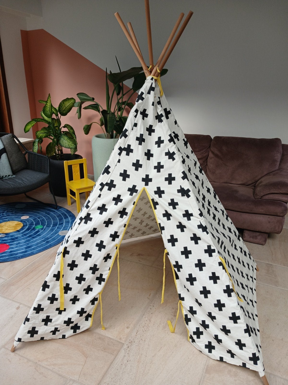 Tipi speeltent, Ophalen