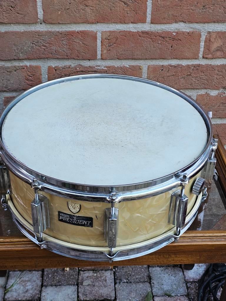 vintage Pearl President trommel, Enlèvement ou Envoi, Pearl