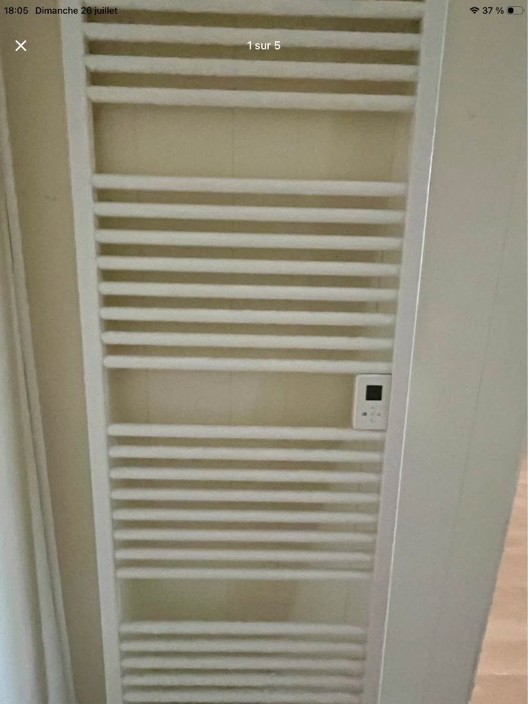 2 radiateurs sèche serviette électrique non utilisés, Enlèvement, Neuf, 800 watts ou plus, Radiateur