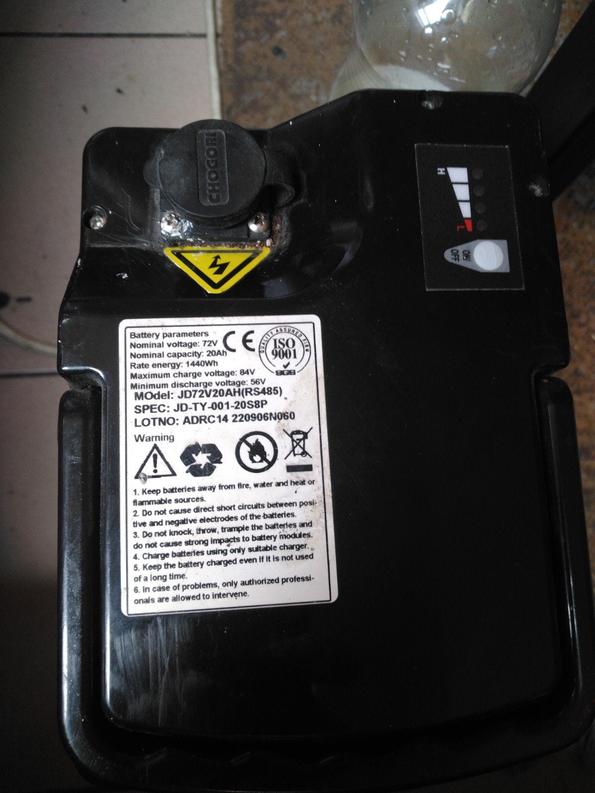 scooter batrij, Ophalen, Gebruikt