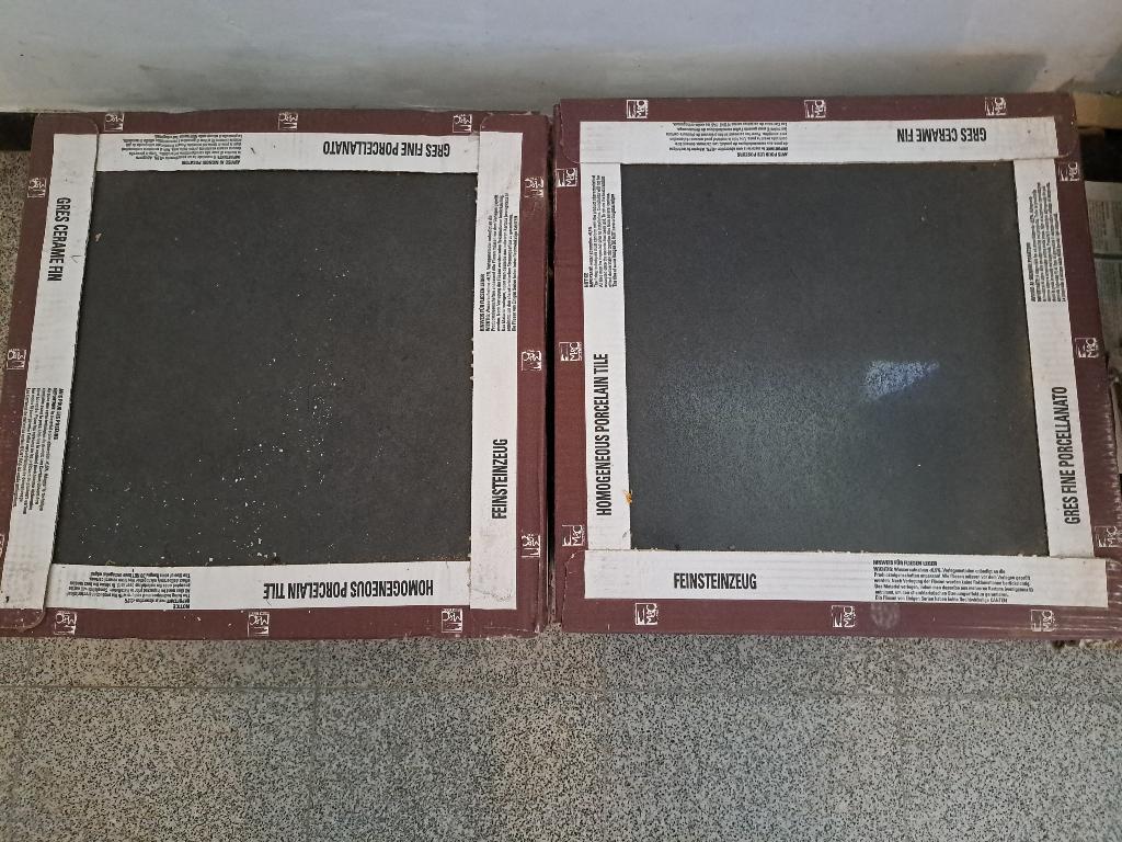 Zwarte keramische tegels, Neuf, Carrelage de sol, Céramique, Enlèvement