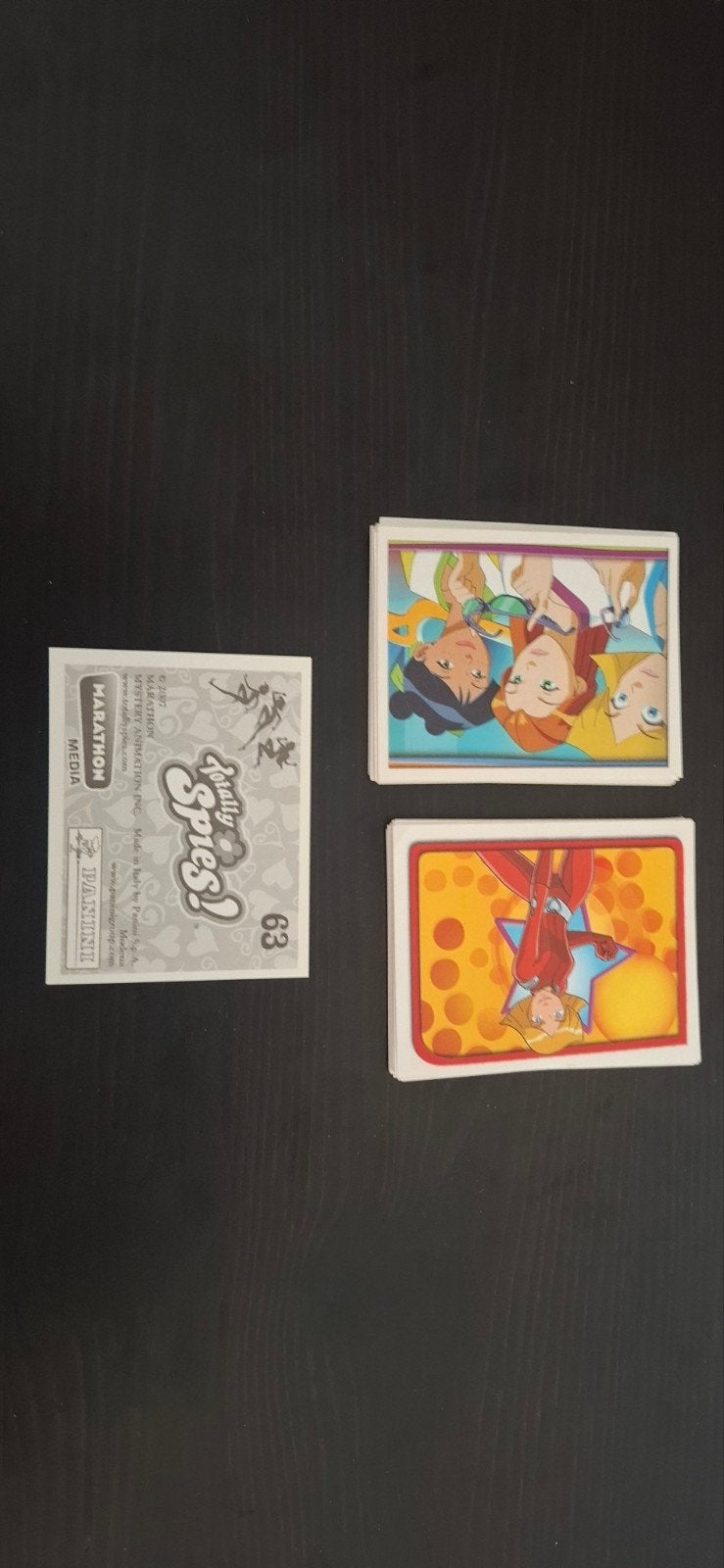 panini totally spies, Enlèvement ou Envoi
