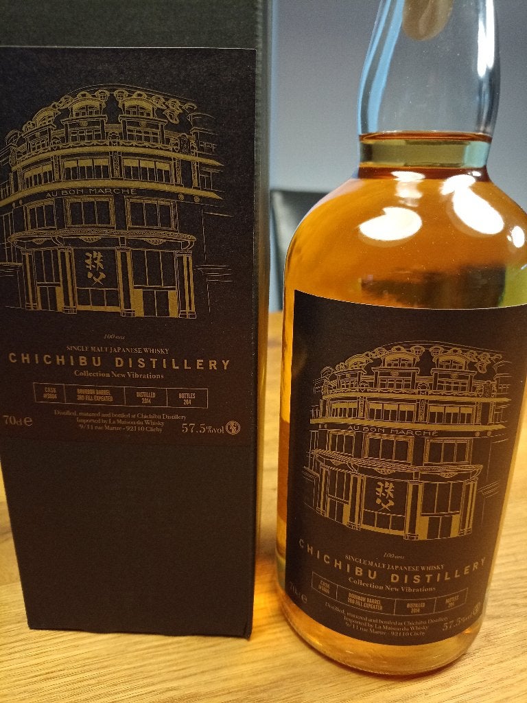 Chichibu Single Cask whisky (cask 3804) Le Bon Marche Paris, Verzamelen, Wijnen, Nieuw, Ophalen
