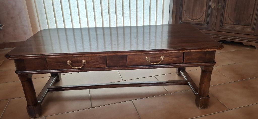 Table de salon en chêne, 100 à 150 cm, Moins de 50 cm, Enlèvement, Utilisé