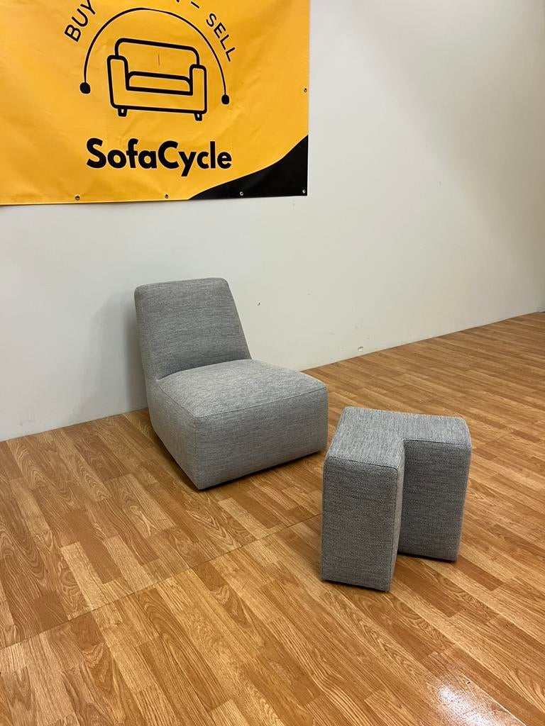 FAUTEUIL KOOZO ROBIN JUNIOR AVEC POUF/SofaCycle/Livraison, Maison & Meubles, Fauteuils, Comme neuf, Enlèvement ou Envoi