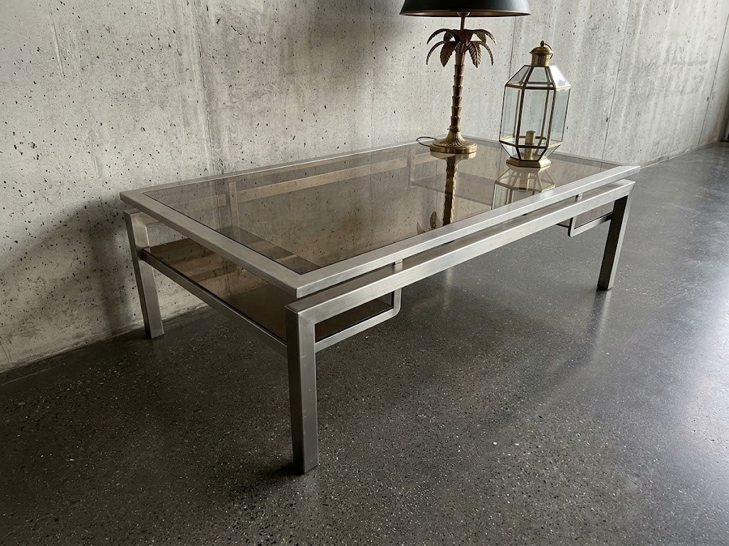 Vintage Guy Lefèvre voor Maison Jansen Salontafel, Ophalen of Verzenden