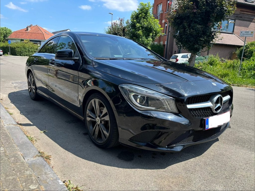 Mercedes CLA 200cdi de 2014- 101000km-Automatique-Euro6, Auto's, CLA, Zwart, Leder, 5 deurs