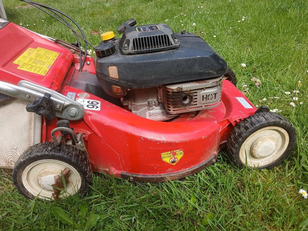 Tondeuse KAAZ 48 cm Autotractee excellent état 5cv, Tondeuse rotative, Tondeuses à gazon à essence, 40 à 49 cm, Utilisé