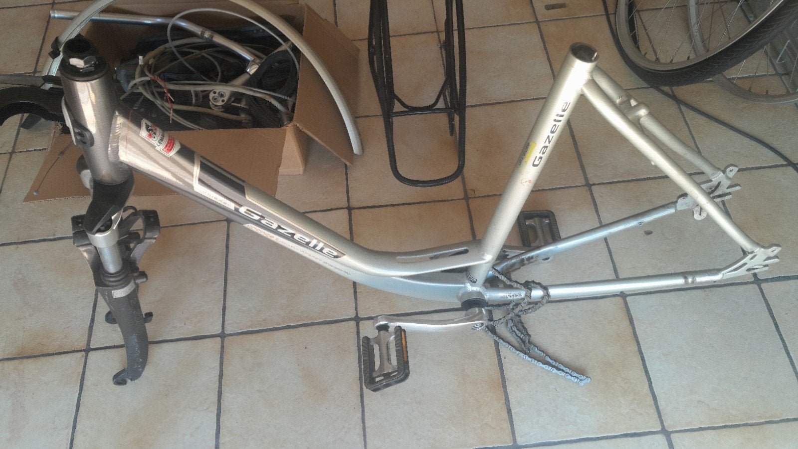 Gazelle orange inergy fietsframe, Ophalen, Gazelle