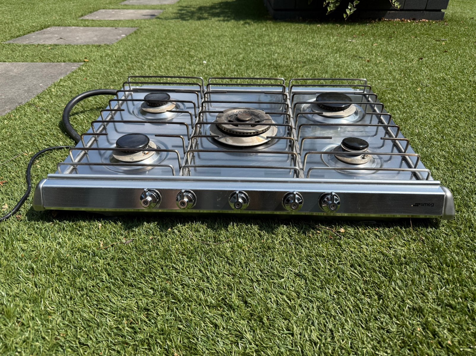 Gasvuur SMEG, Caravans en Kamperen, Kampeeraccessoires, Ophalen, Zo goed als nieuw