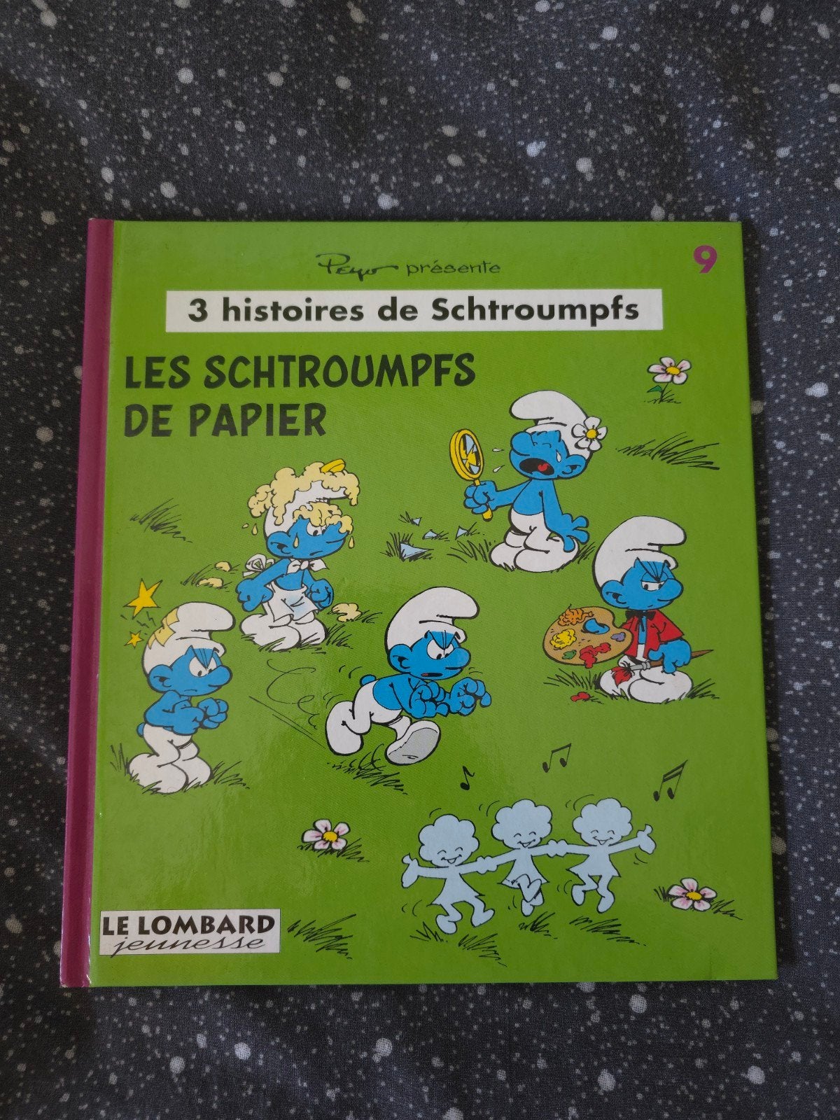 BD Les Schtroumpfs de papier, Collections, Schtroumpfs, Comme neuf, Bande dessinée, Différents Schtroumpfs, Envoi