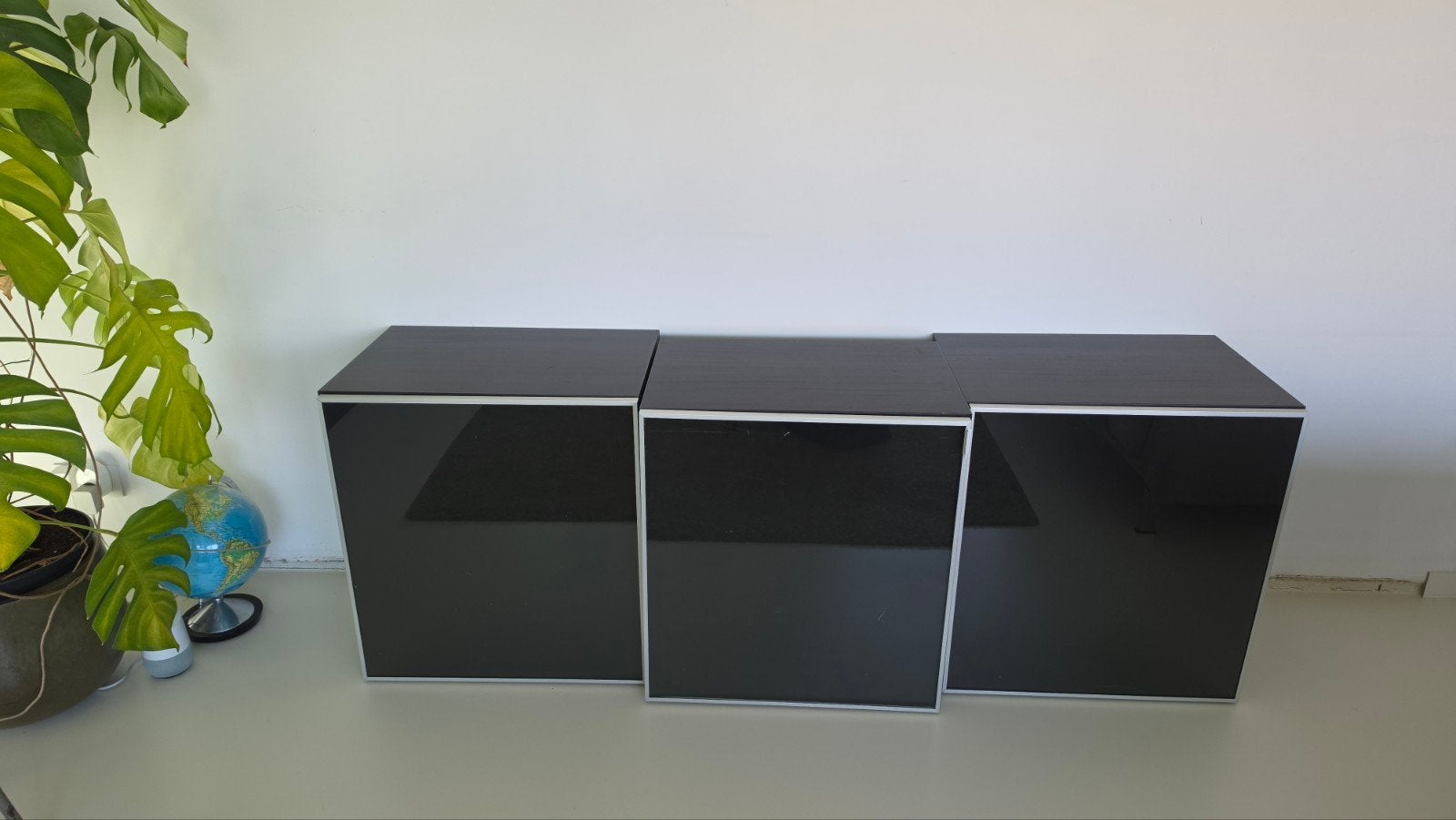 Armoires Ikea Besta brun noir, Enlèvement, Utilisé