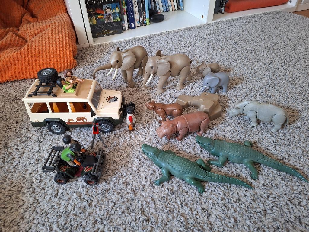 Playmobil - safari et zoo, Enlèvement, Utilisé, Playmobil en vrac