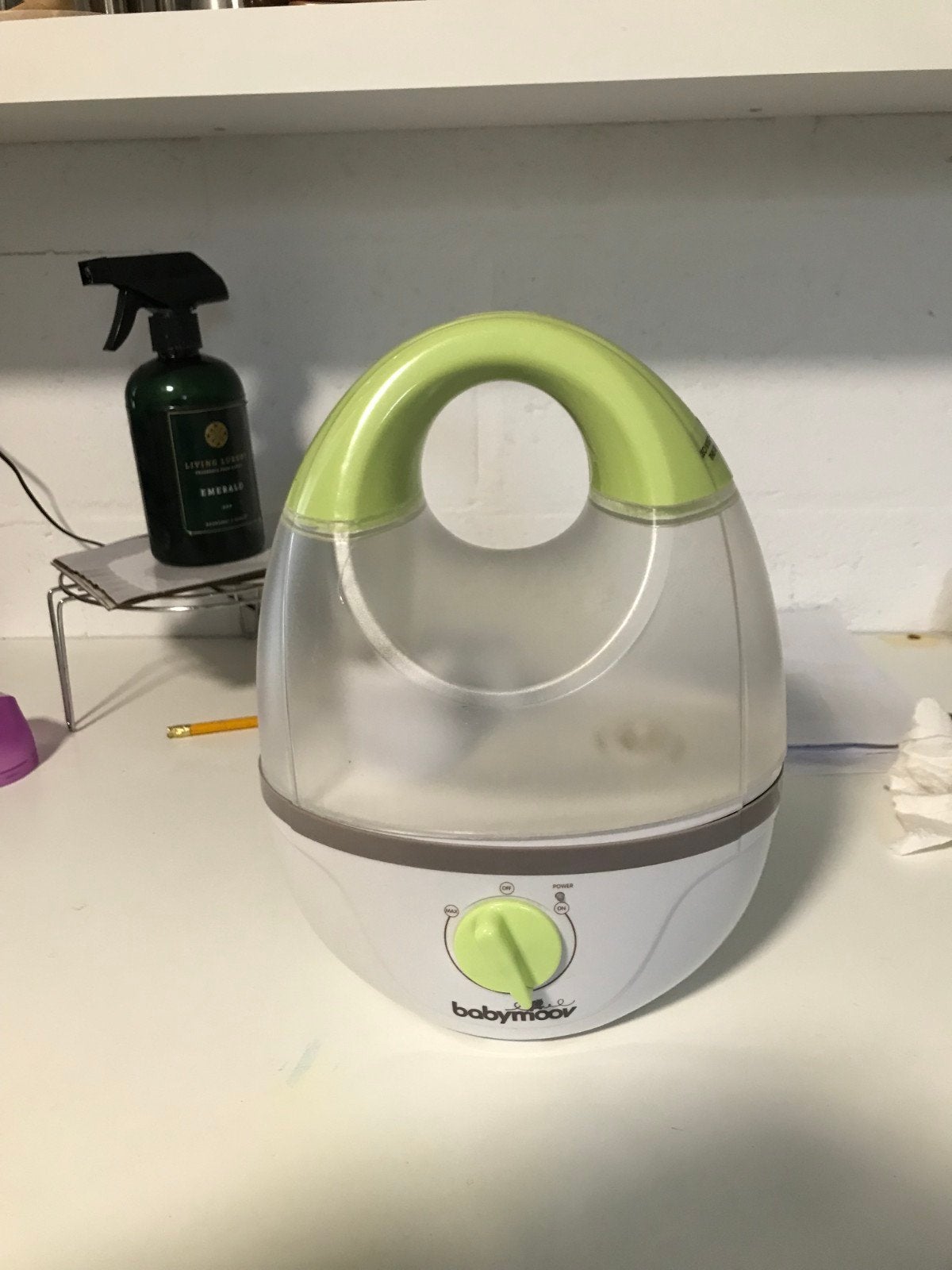 humidificateur, Enlèvement