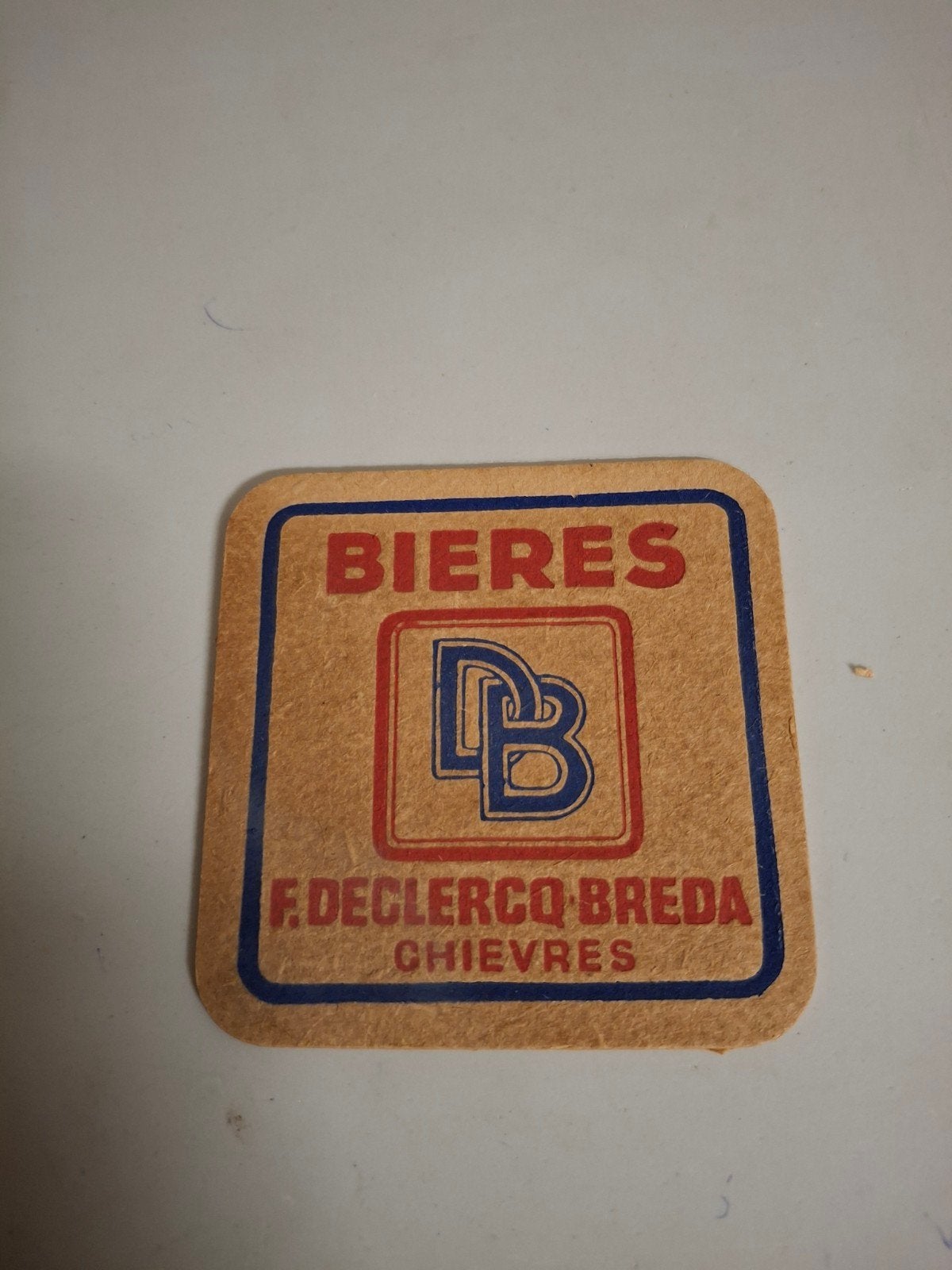 vieux tapis à bière DB chievres, Enlèvement ou Envoi