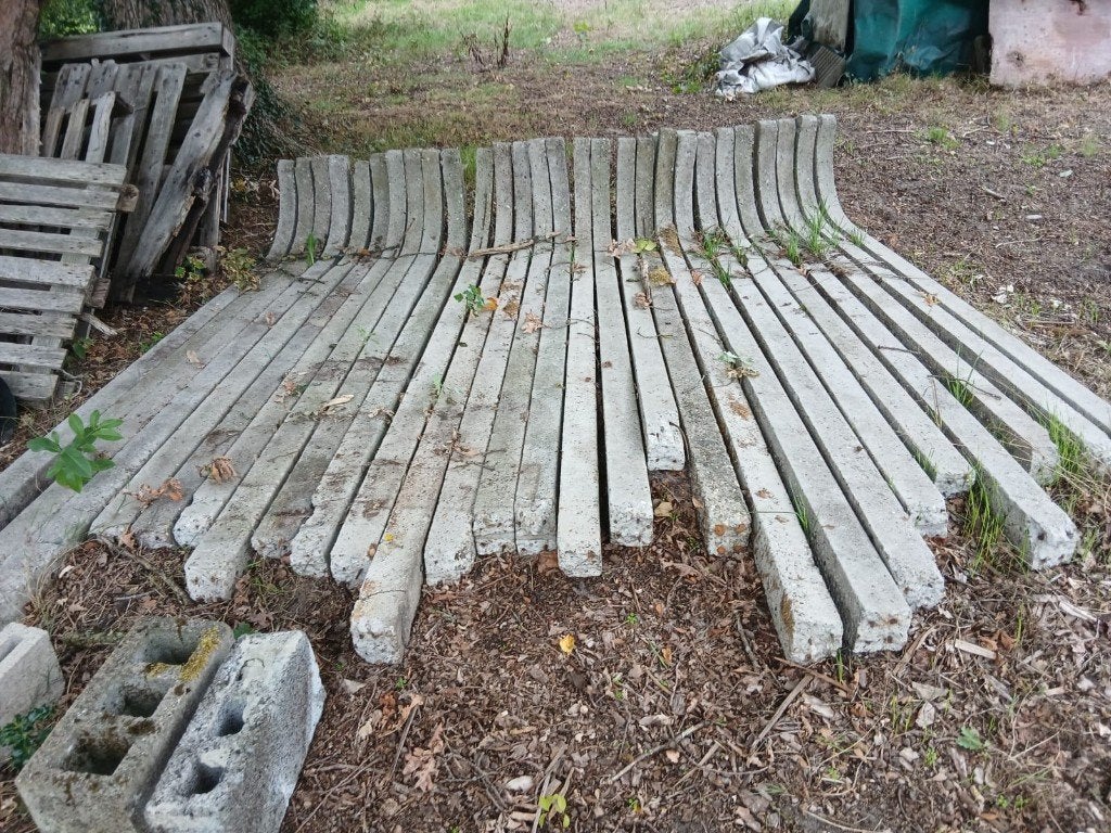 28 Betonpalen - gratis - te Zonhoven, Jardin & Terrasse, Enlèvement