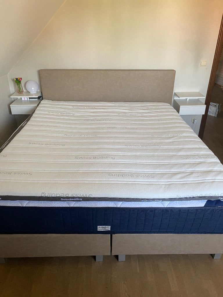 Sommier, matelas et surmatelas, Maison & Meubles, Chambre à coucher | Matelas & Sommiers, Comme neuf, Matelas, 180 cm, 200 cm