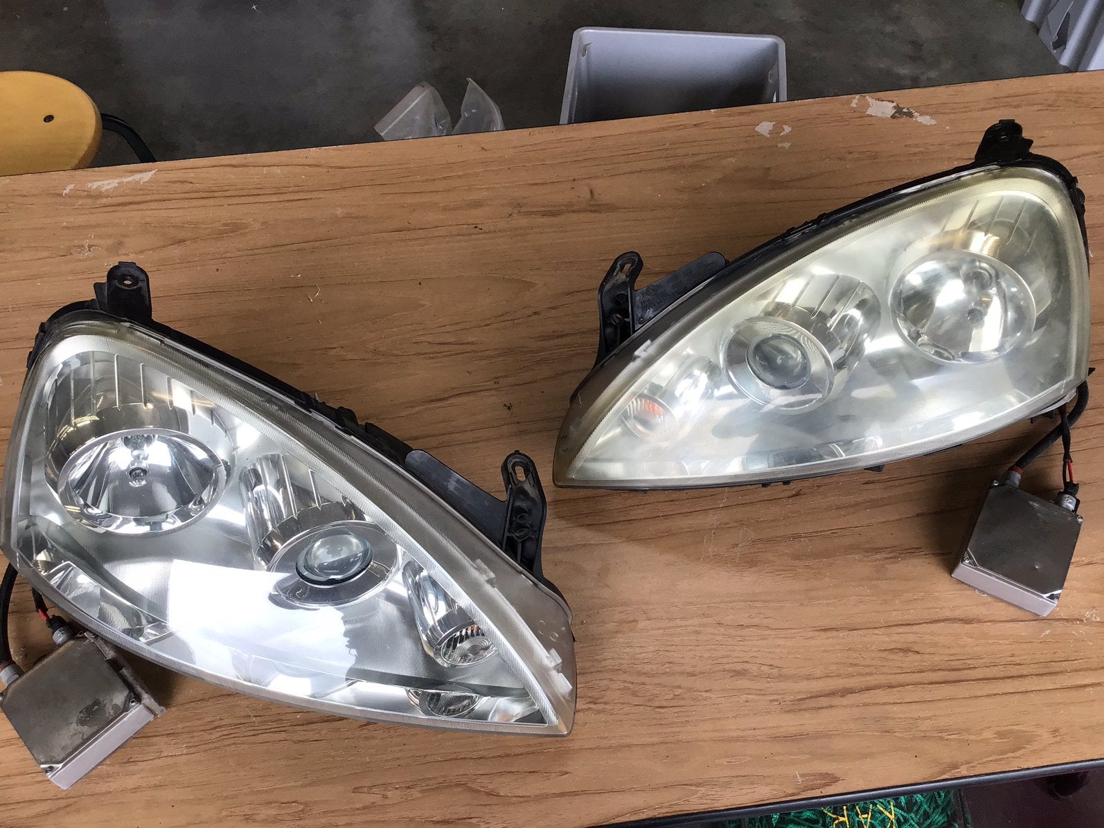 Opel Corsa C Combo koplampen sport xenon L+R, Ophalen, Gebruikt, Opel