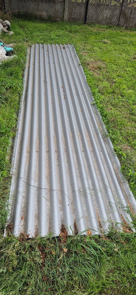 Gebruikte golfplaten, Doe-het-zelf en Bouw, Ophalen, Gebruikt, Grijs, Golfplaat