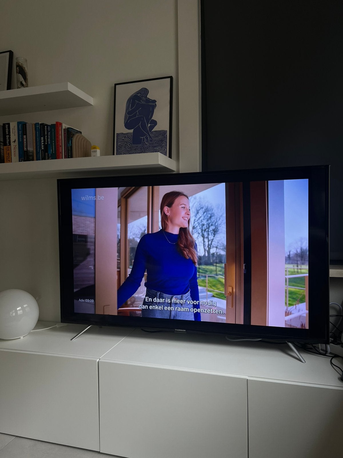 Écran LED 55 pouces Thomson Ultra HD 4K, TV, Hi-fi & Vidéo, Autres marques, LED, Comme neuf, Enlèvement
