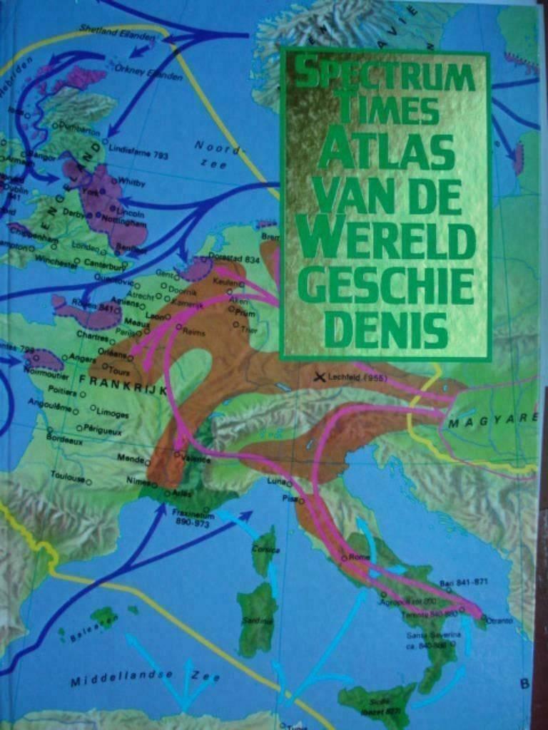Spectrum-times. Atlas van de wereldgeschiedenis, Boeken, Gelezen, Overige atlassen, Verzenden, Uitgeverij Het Spectrum