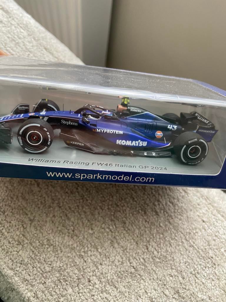 Williams racing gp italie 2024 Spark 1:43, Enlèvement ou Envoi