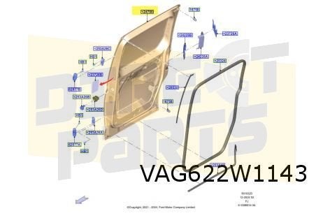 Citroën, Fiat, Opel (6/19-5/24-) schuifdeur- / zijwandlijst, -, -, Nieuw, Verzenden