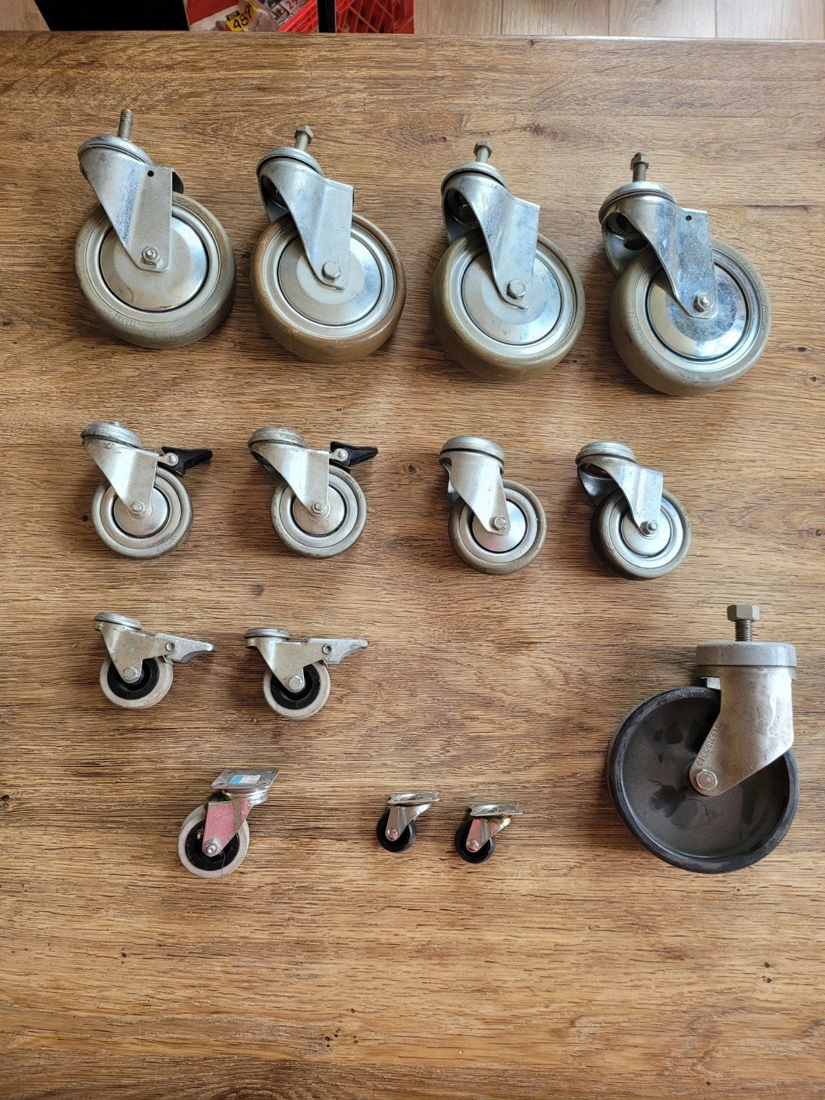 Set zwenkwielen, Ophalen of Verzenden