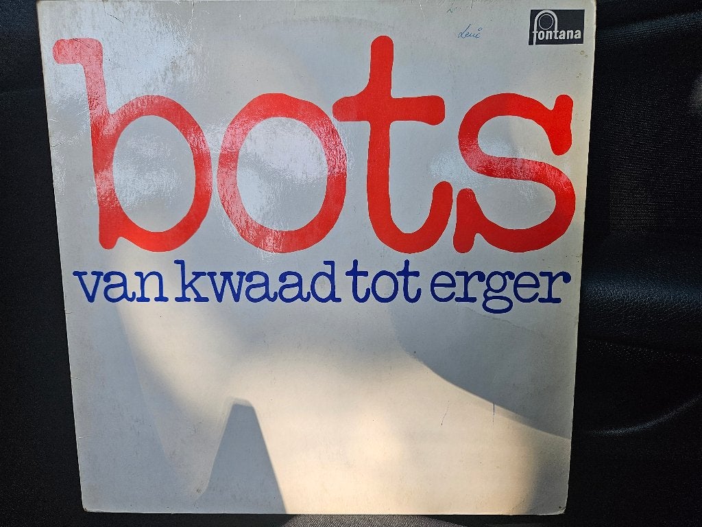 LP Bots - Van Kwaad Tot Erger, Cd's en Dvd's, Vinyl | Nederlandstalig, LP, Gebruikt, Cabaret of Kleinkunst, Ophalen of Verzenden