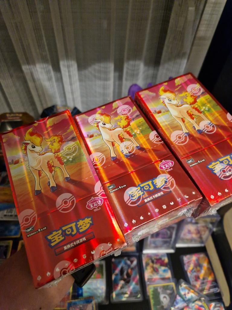 3x Sealed Pokémon Gem Pack-Vol. 4 Booster Box Ponyta, Enlèvement ou Envoi, Neuf, Booster box, Foil