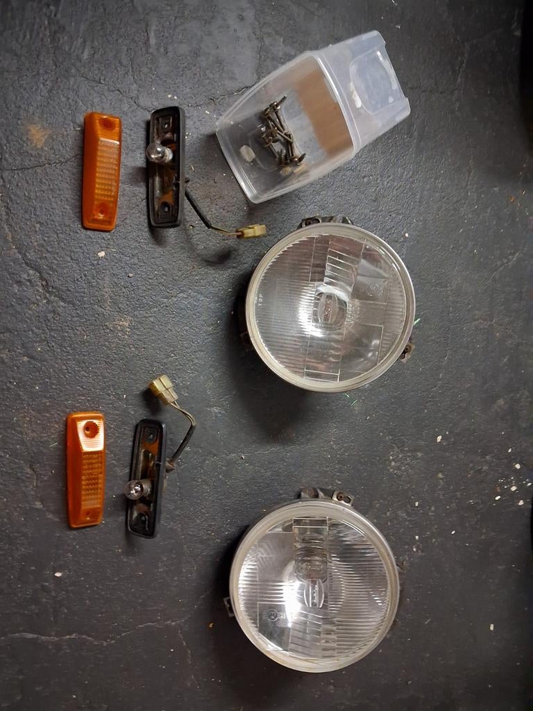 Koplampen, pinkers en toebehoren Toyota landcruiser 70serie, Auto-onderdelen, Ophalen of Verzenden, Toyota