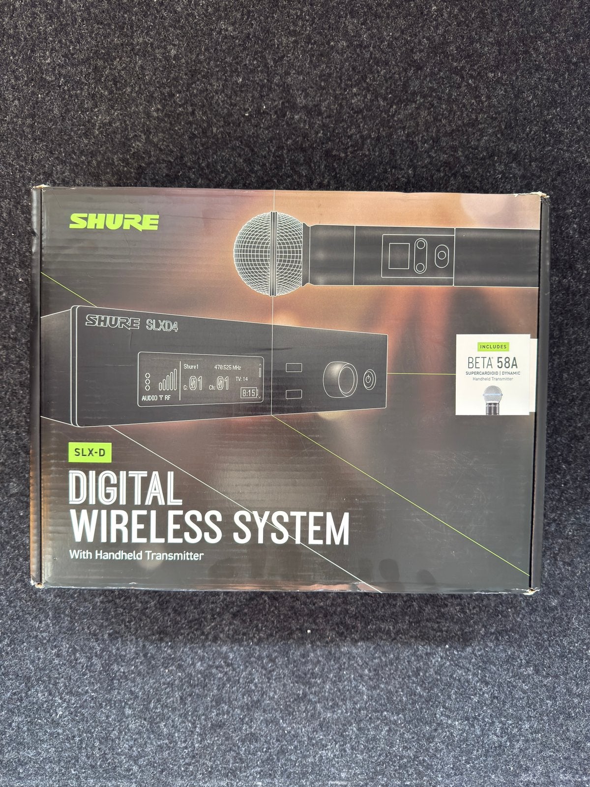 Shure SLX-D Digital Wireless System met Beta 58A Microfoon, Ophalen of Verzenden, Nieuw, Zangmicrofoon, Draadloos