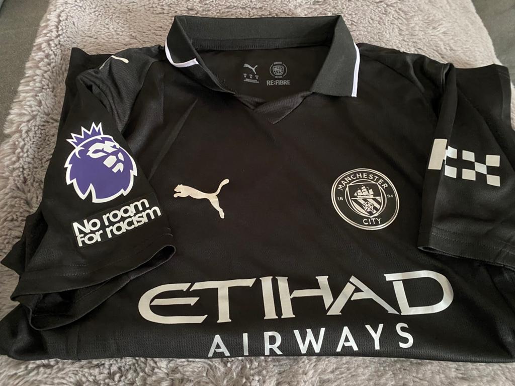 Maillot manchester city Cherki, Sports & Fitness, Taille M, Envoi, Comme neuf, Maillot