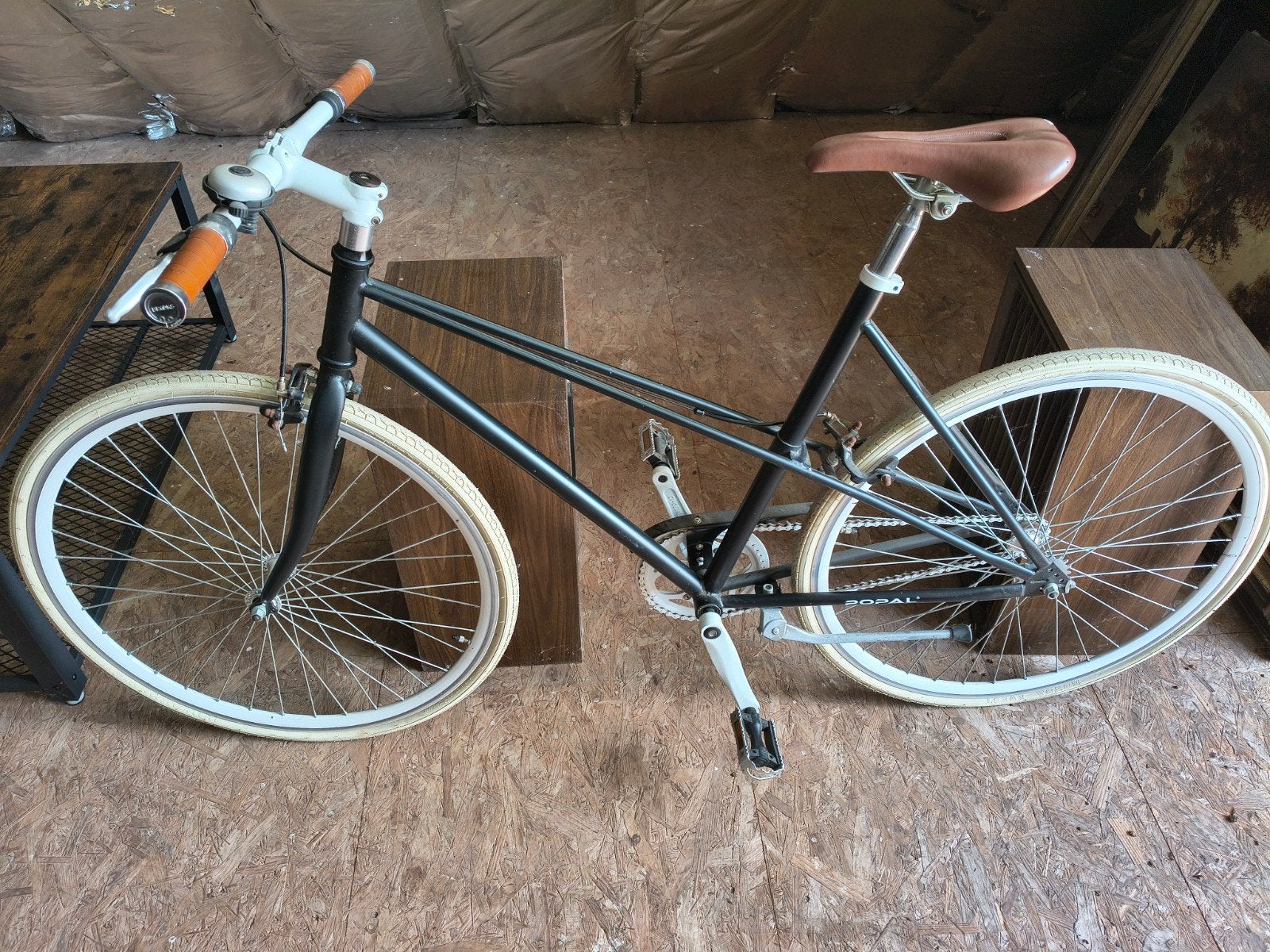 Popal fixie fiets, Ophalen