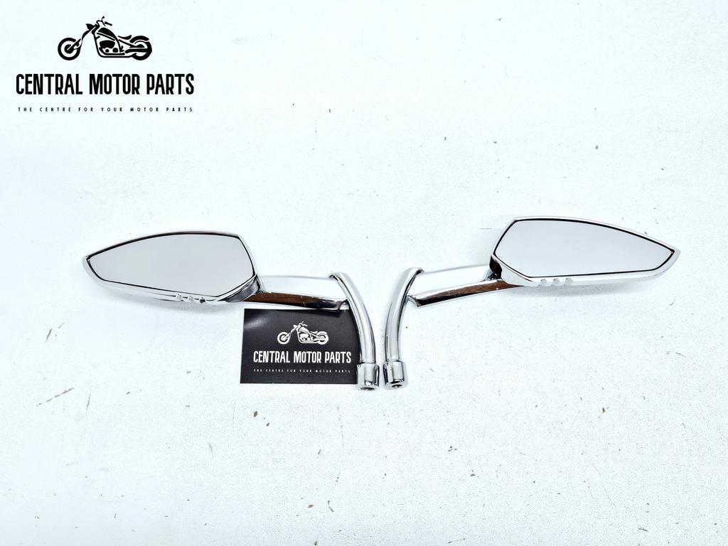 Chrome set Kuryakyn Scythe “Blades” Spiegels, Verzenden, Gebruikt