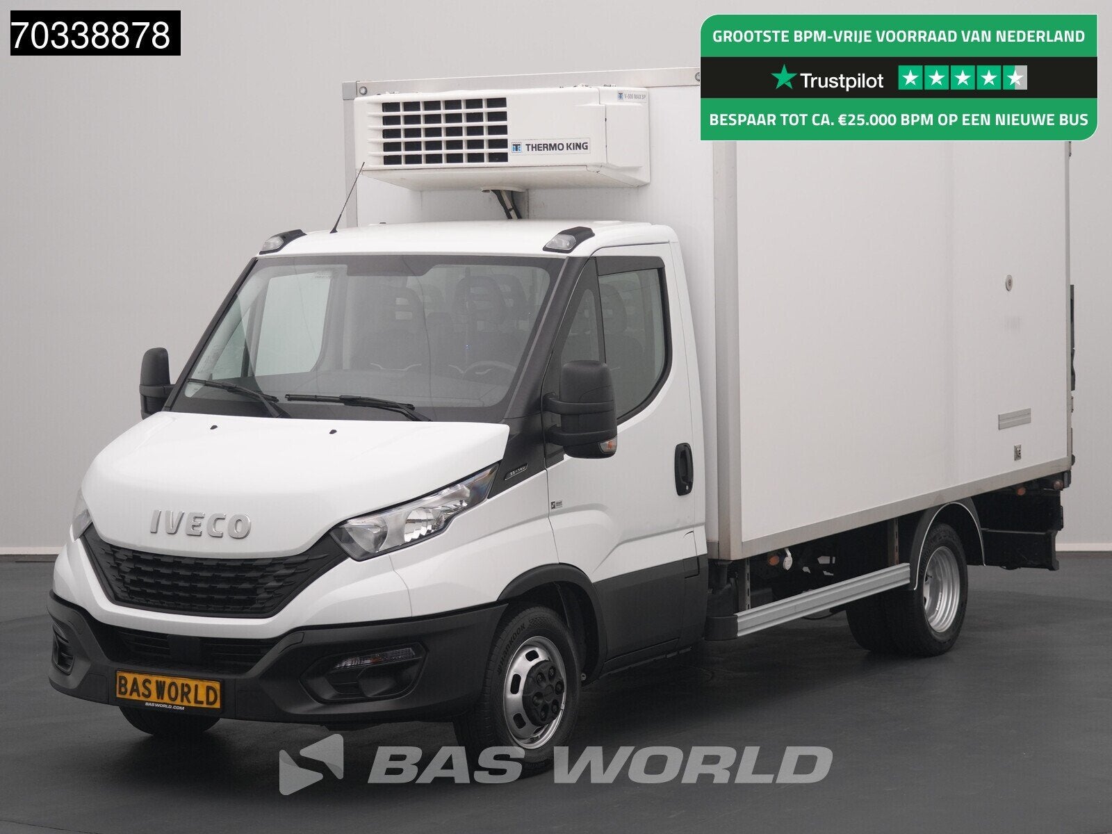 Iveco Daily 35C14 Koelwagen MultiTemp Thermo King V-500-MAX, Auto's, Stof, Gebruikt, Euro 6, Iveco