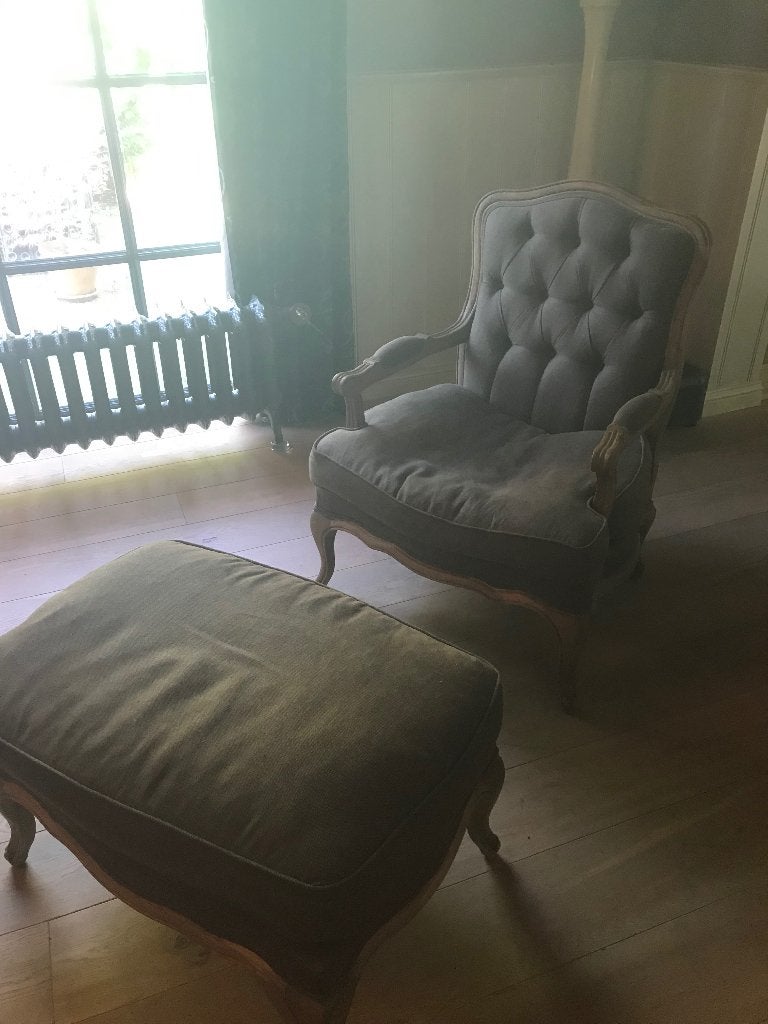 fauteuils, Maison & Meubles, 75 à 100 cm, Comme neuf, Landelijk, Enlèvement