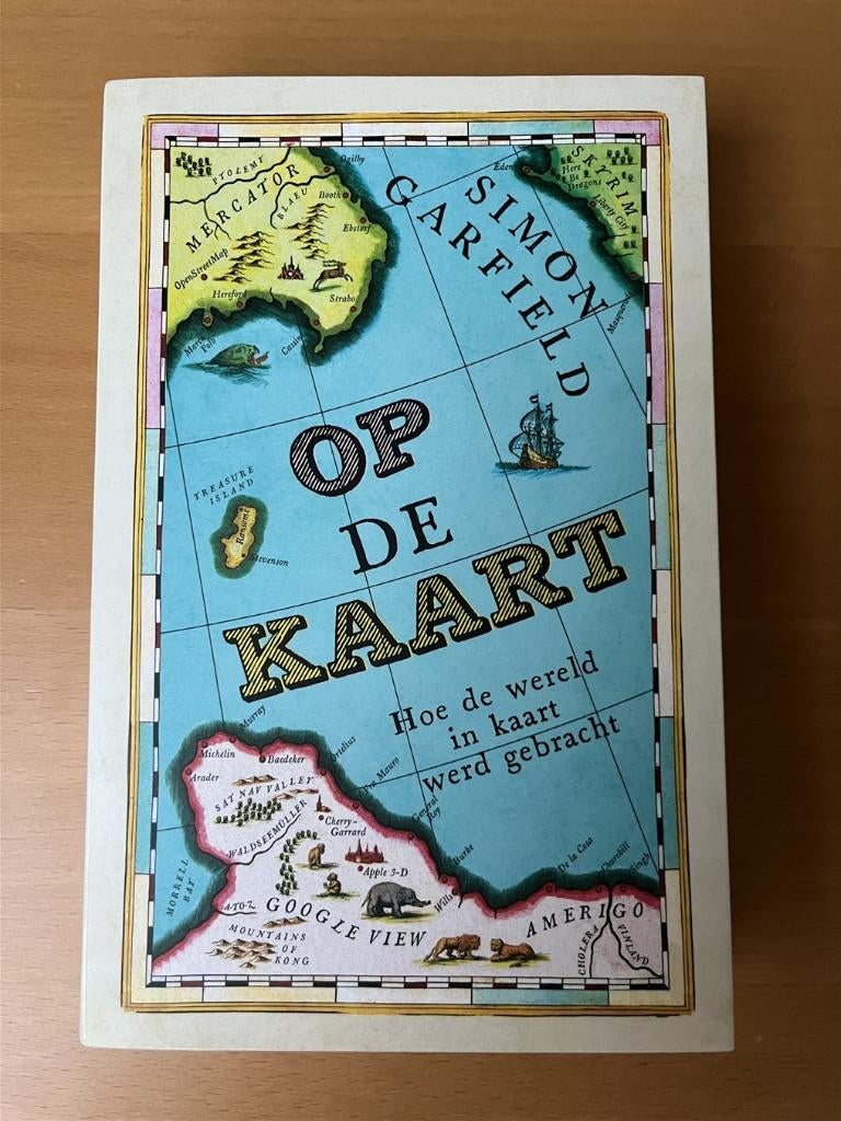 Boek ‘Op de kaart. Hoe de wereld in kaart werd gebracht’, Livres, Atlas & Cartes géographiques, Enlèvement ou Envoi, Comme neuf