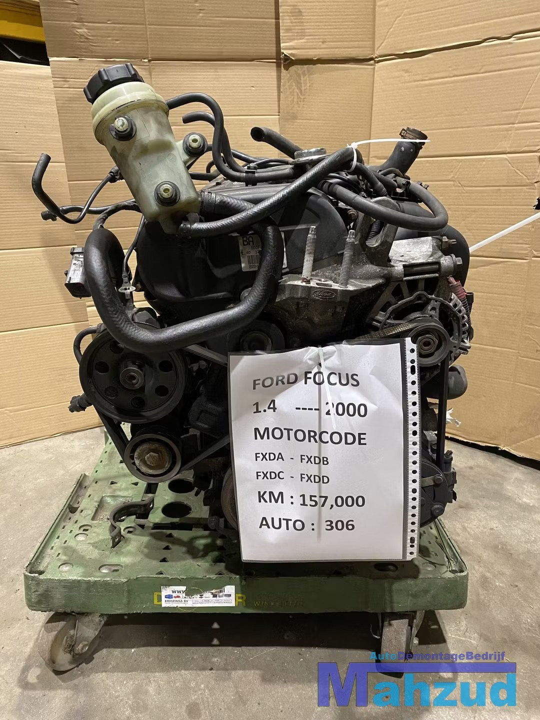 FORD FOCUS 1.4 FXDA FXDB FXDC FXDD Motorblok motor, Gebruikt, Info@ford.com, Ford, Ford Motor Company