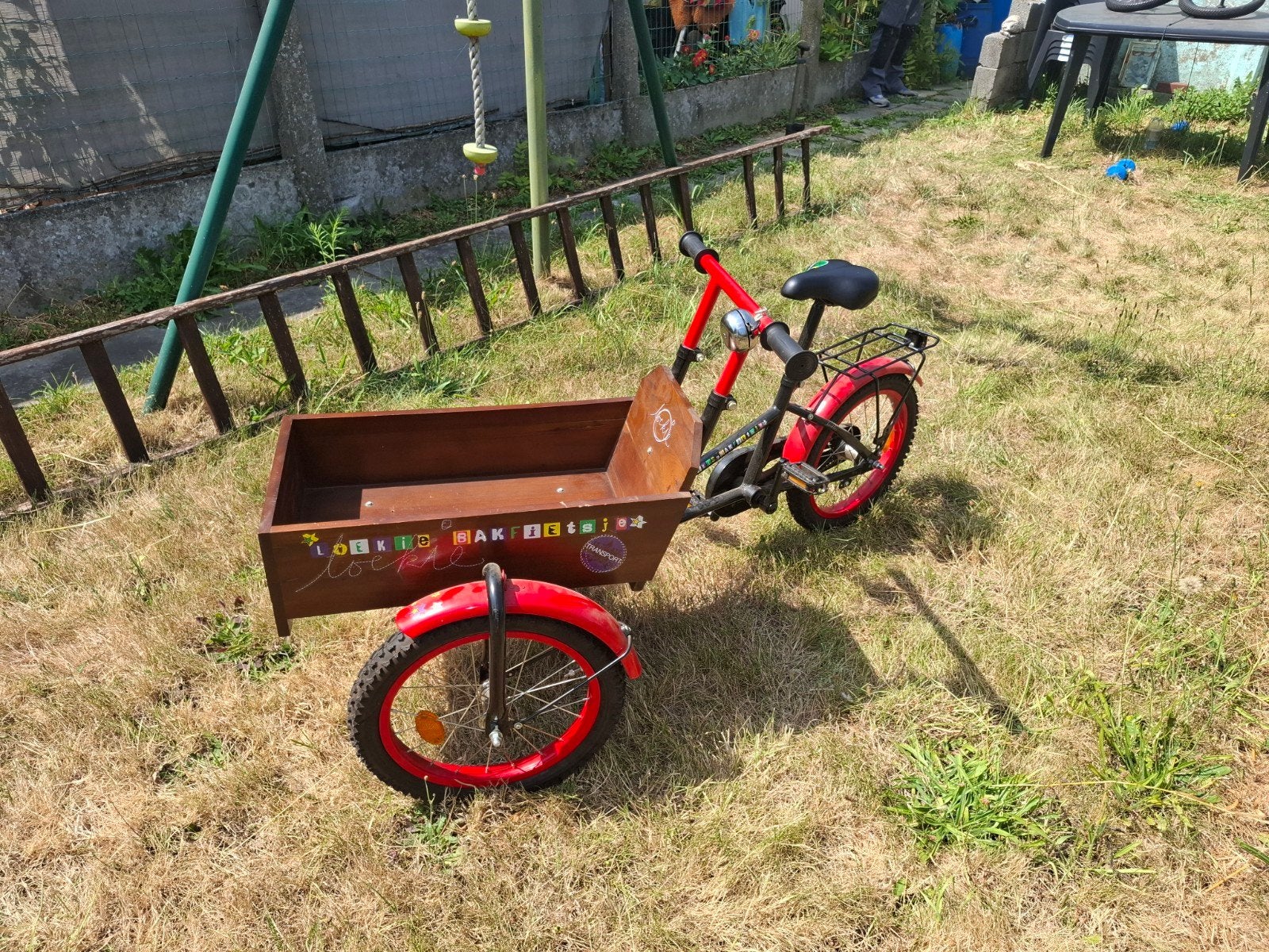 Loekie bakfiets 16 inch, Ophalen, Zo goed als nieuw