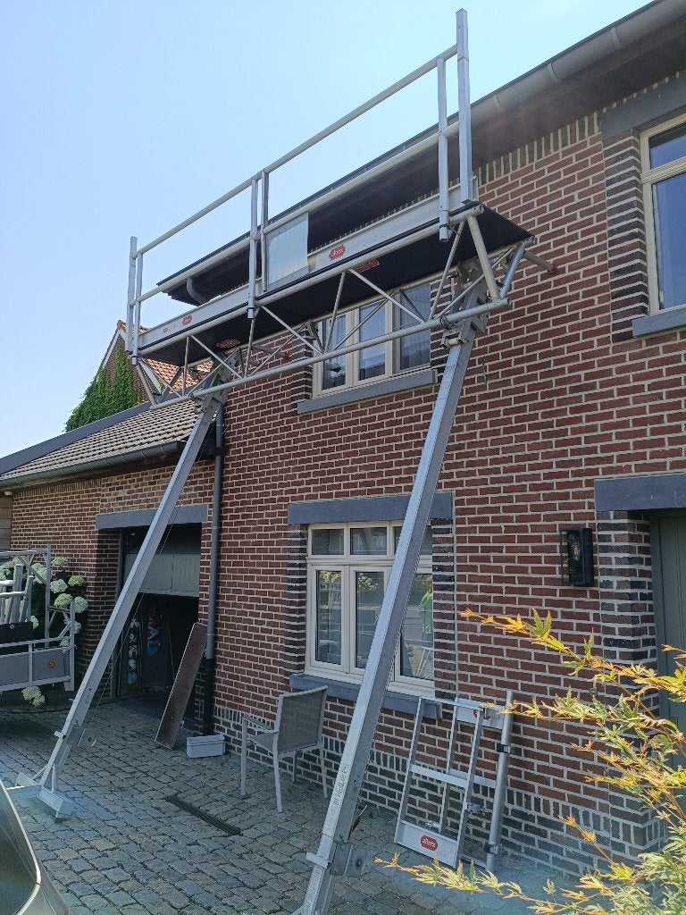 Altrex Triangelbrug 12m, Bricolage & Construction, Échafaudages, Enlèvement, Utilisé, Échafaudage de façade, 5 mètres de hauteur ou plus