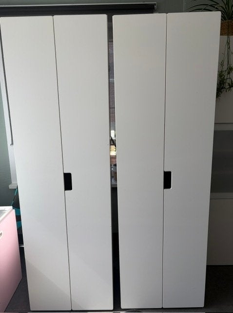 IKEA kleerkasten wit, Huis en Inrichting, Kasten | Kleerkasten, Ophalen, Met deur(en), Gebruikt, 200 cm of meer