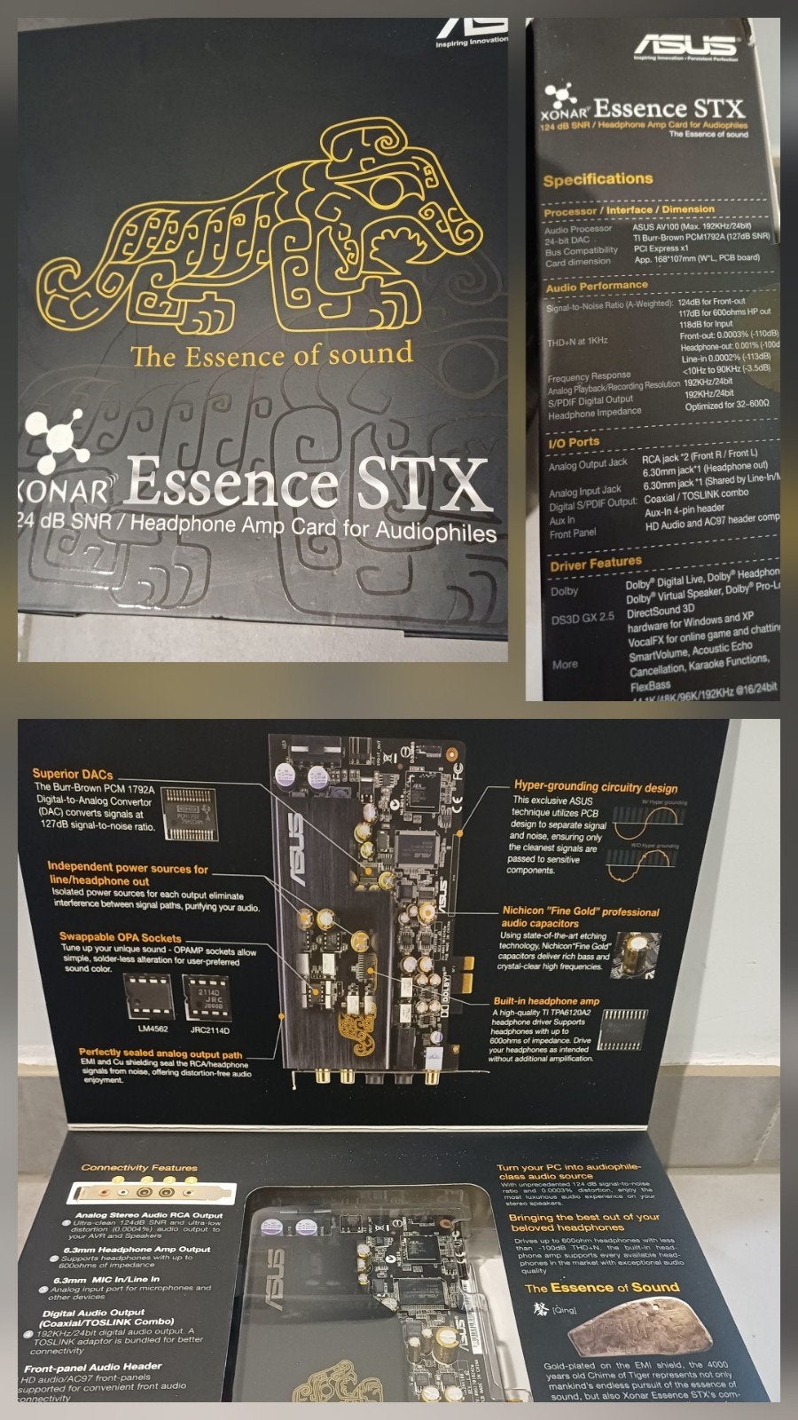 ASUS Xonar Essence STX, Informatique & Logiciels, Cartes son, Enlèvement ou Envoi, ASUS