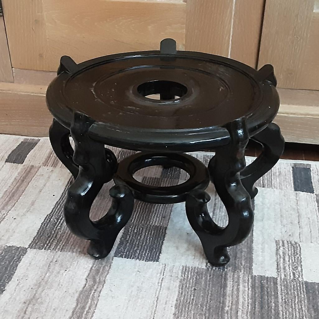 Zeer mooie authentieke Chinese volhouten staander D33cm, Enlèvement ou Envoi