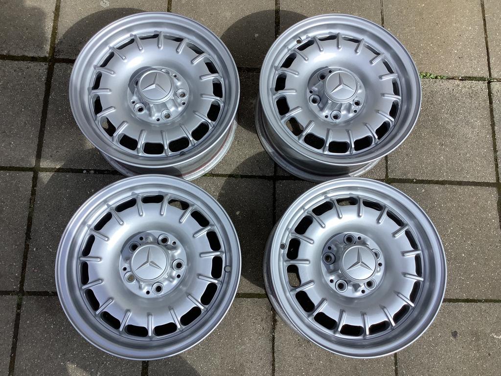 4 jantes barock 14 pouces pour Mercedes, Autos : Pièces & Accessoires, Pneus & Jantes, Jante(s), 14 pouces, Utilisé, Enlèvement