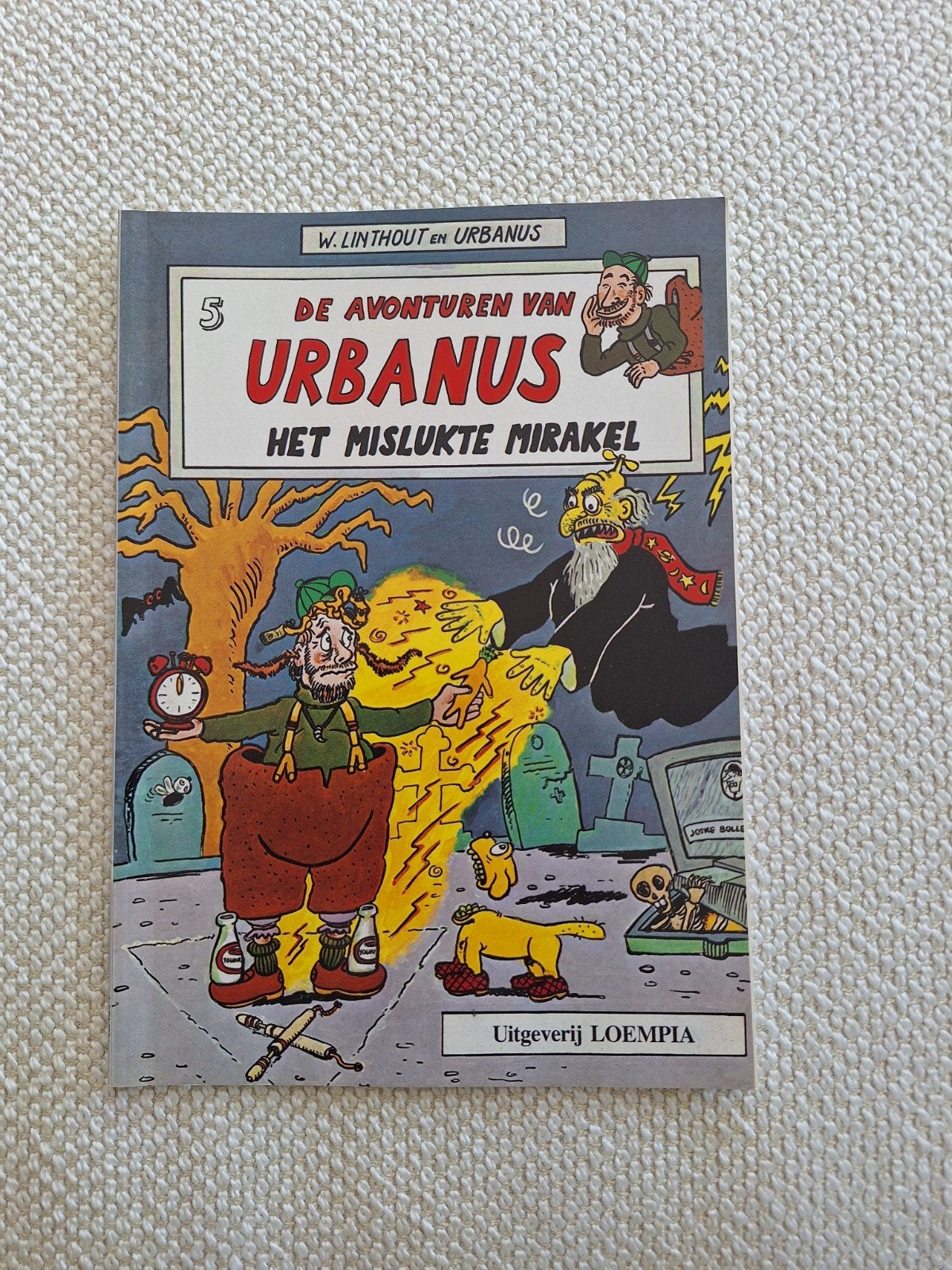 Strip Urbanus 1e druk jaren '80, Ophalen