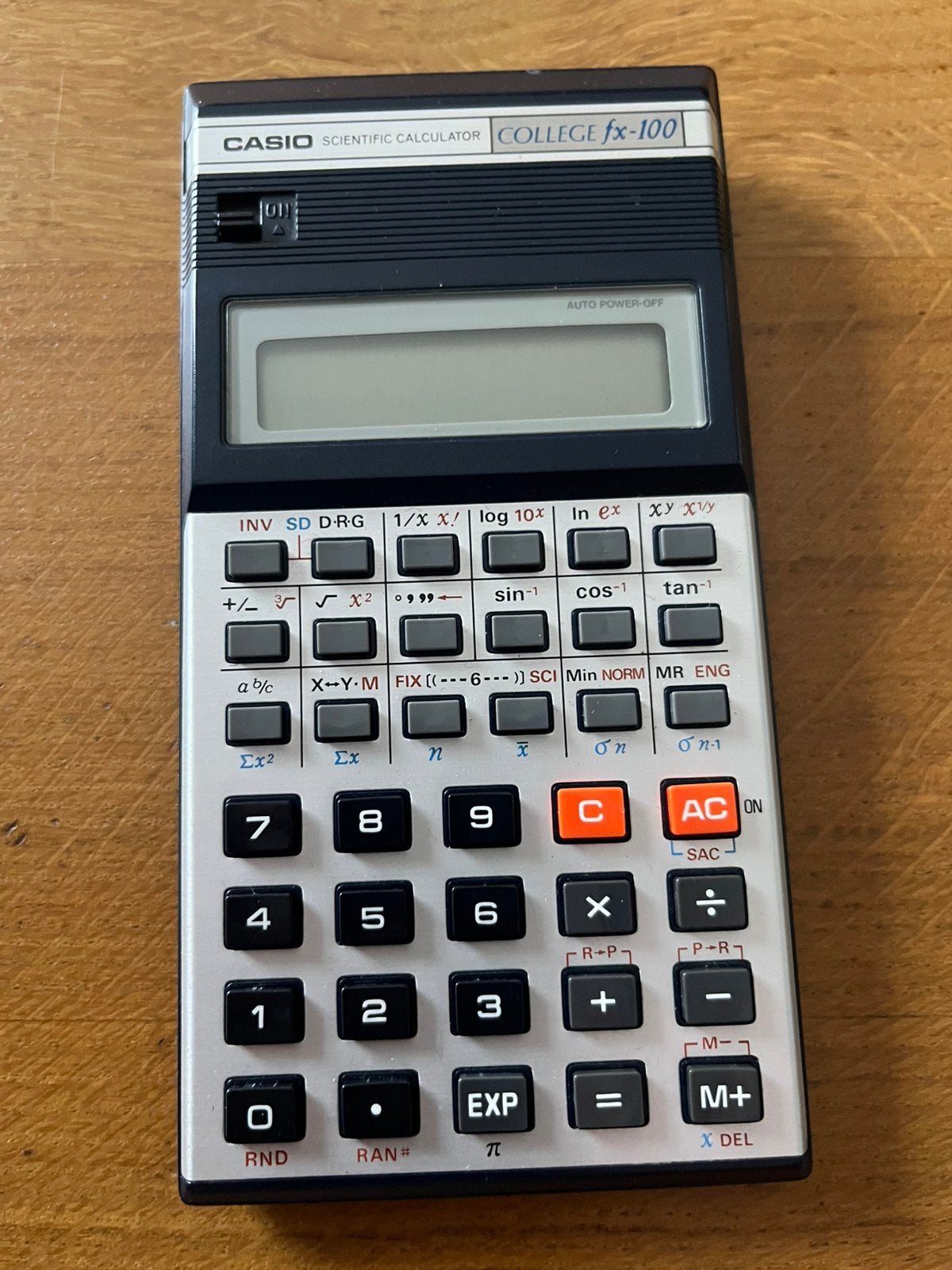 Casio rekenmachine fx 100, Diversen, Rekenmachines, Ophalen, Gebruikt
