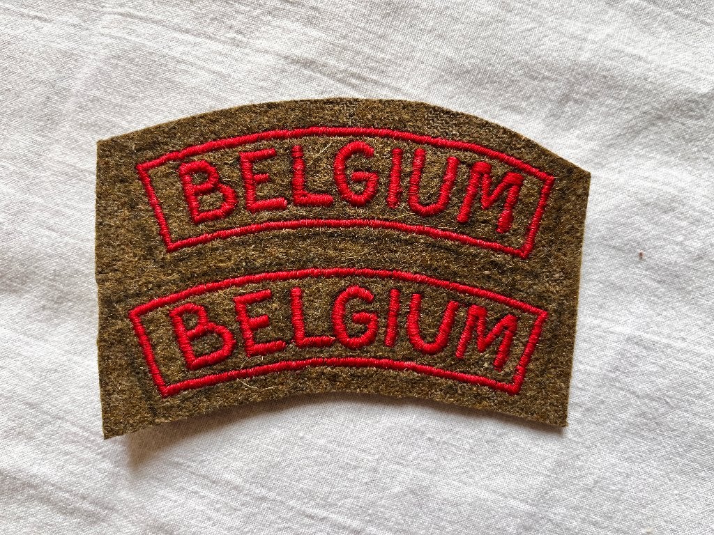 Belgium ABBL Piron SAS Commando Belgian army in uk, Verzamelen, Ophalen of Verzenden, Landmacht, Embleem of Badge